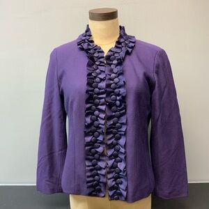🎉Purple Ruffled Women's Jacket